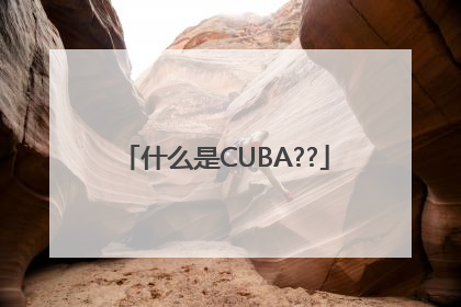 什么是CUBA??