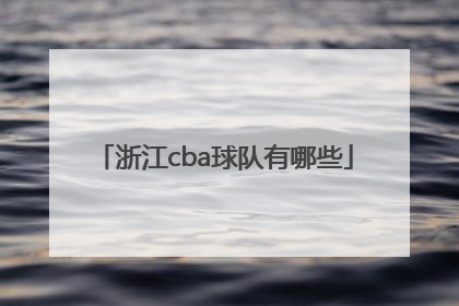 「浙江cba球队有哪些」哪些省份没有cba球队