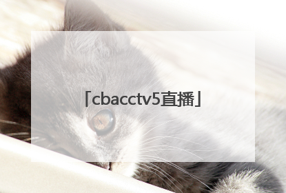 cbacctv5直播