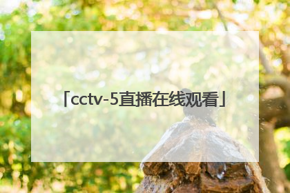 「cctv-5直播在线观看」cctv5直播在线观看