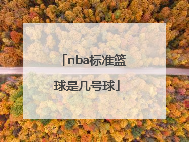 「nba标准篮球是几号球」NBA标准篮球多大