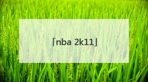 「nba 2k11」nba2k11破解版下载